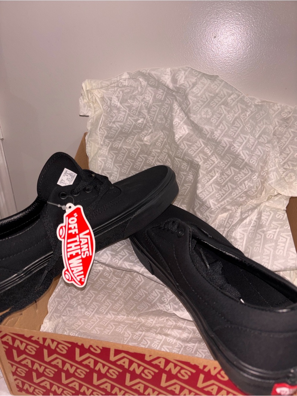 Vans Low-Top Canvas Sneakers in Black